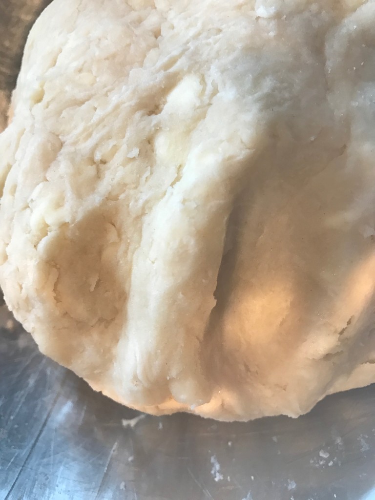 Pie dough in the food processor