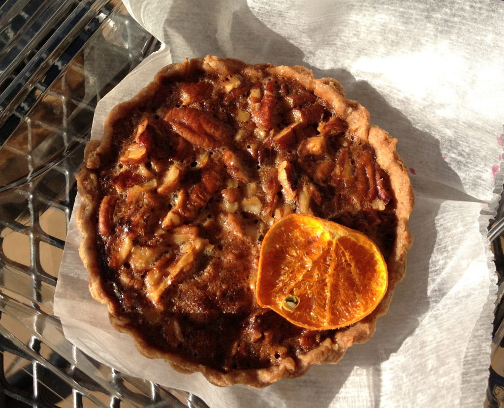 Huckleberry's maple walnut tart